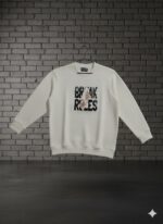 Looks like a medium-weight fleece or cotton blend