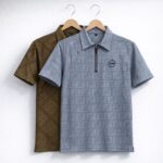 নিউ ট্রেন্ড জ্যাকোয়ার্ড ডিজাইন পোলো টি-শার্ট