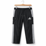 Adidas Style Black Ash Grey Cargo Jogger Pant