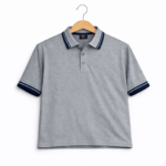 Men’s Casual Polo Shirt – Ash Grey